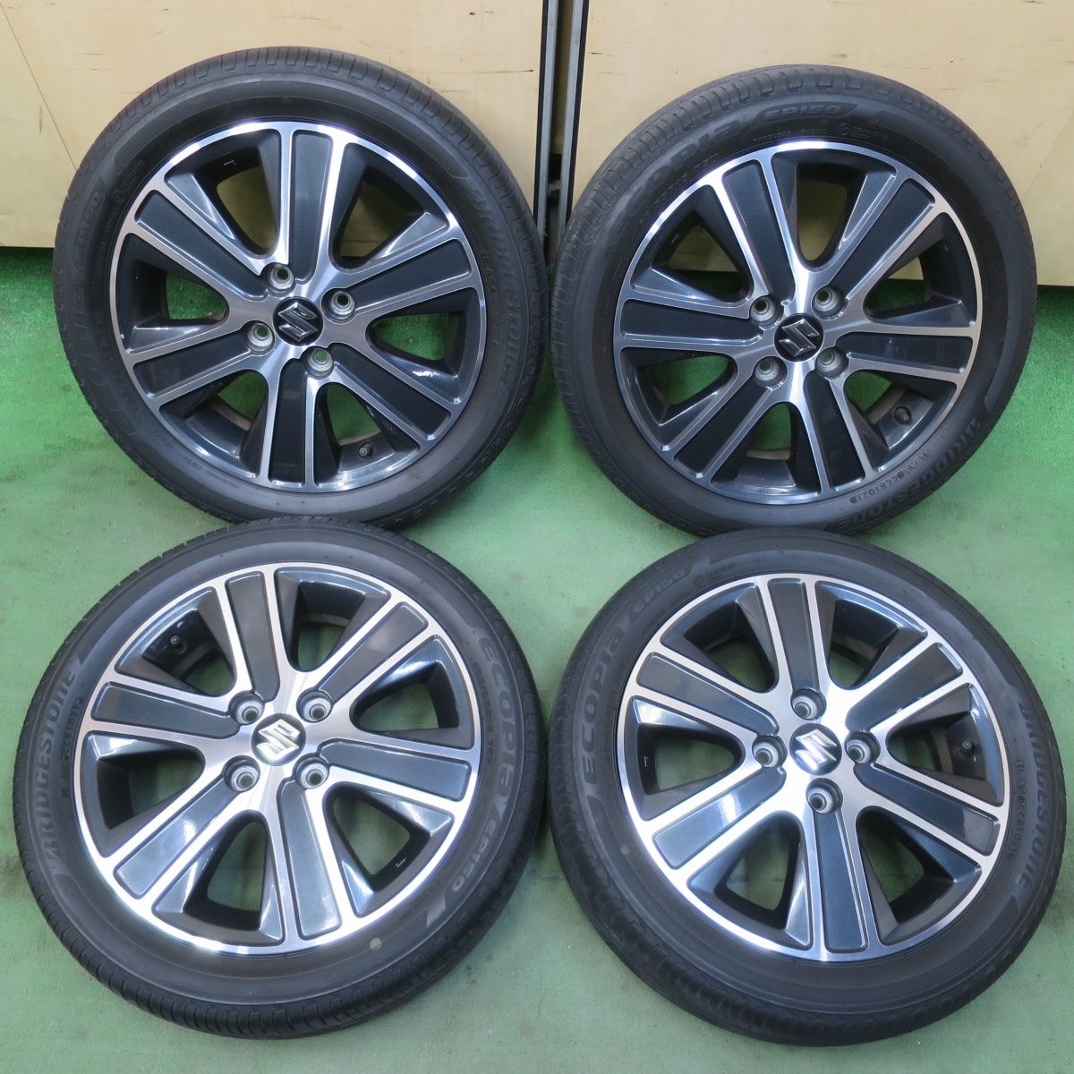 キレイ☆スズキ ワゴンR スティングレー 純正 165/55R15 ブリヂストン 
