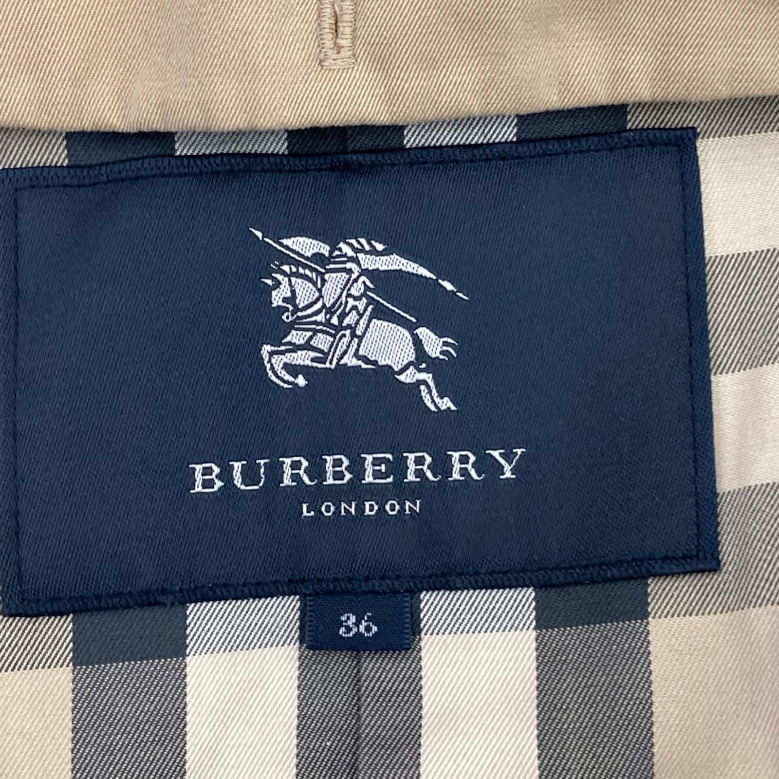 186005 BURBERRY バーバリー トレンチコート M ベージュ レディース 