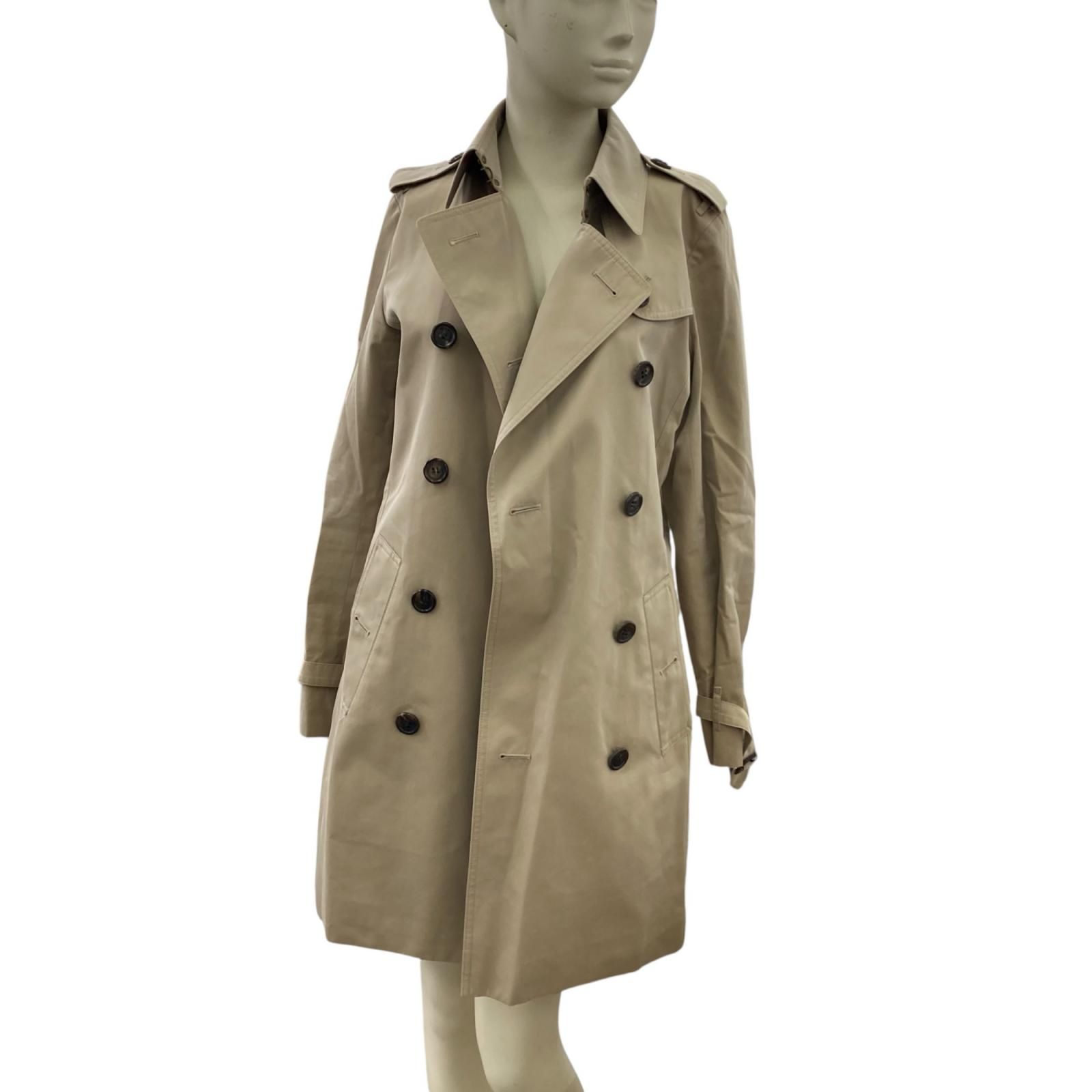 186005 BURBERRY バーバリー トレンチコート M ベージュ レディース 