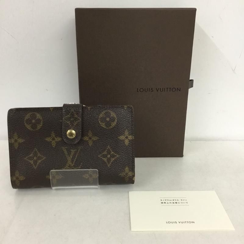 LOUIS VUITTON ルイヴィトン 財布 二つ折り モノグラム LOUIS VUITTON ルイヴィトン 財布 二つ折り モノグラム