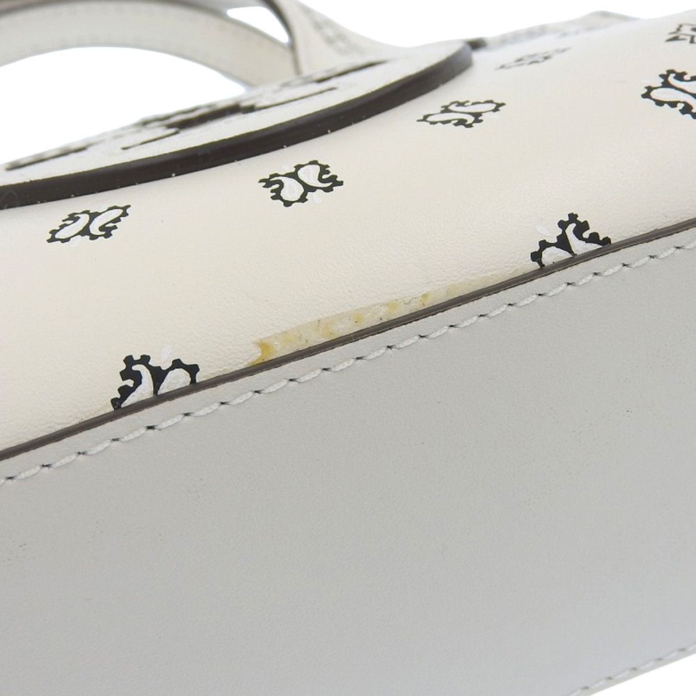 タグ付未使用 トリーバーチ Tory Burch 22SS 2022年商品 75264 ELLA MICRO TOTE エラ レザー 2way クロスボディ ハンドバッグ ホワイト レディース 旅 タグ付未使用 トリーバーチ Tory Burch 22SS 2022年商品 75264 ELLA