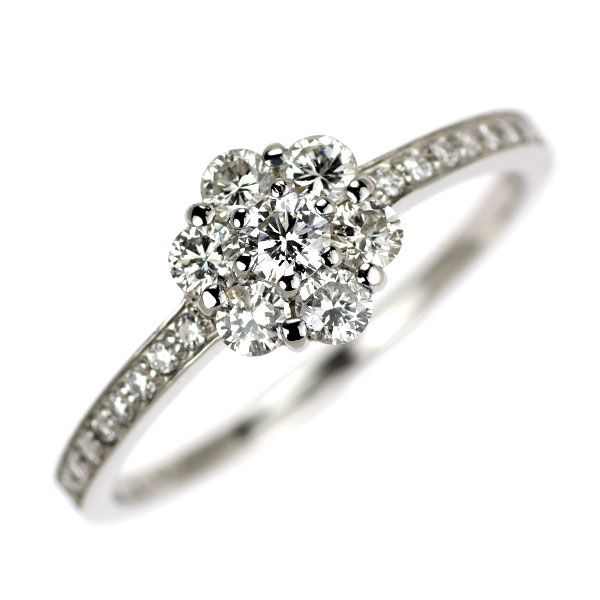 新品 Pt900 ダイヤモンド リング 0.086ct F VS2 VG D0.45ct - メルカリ