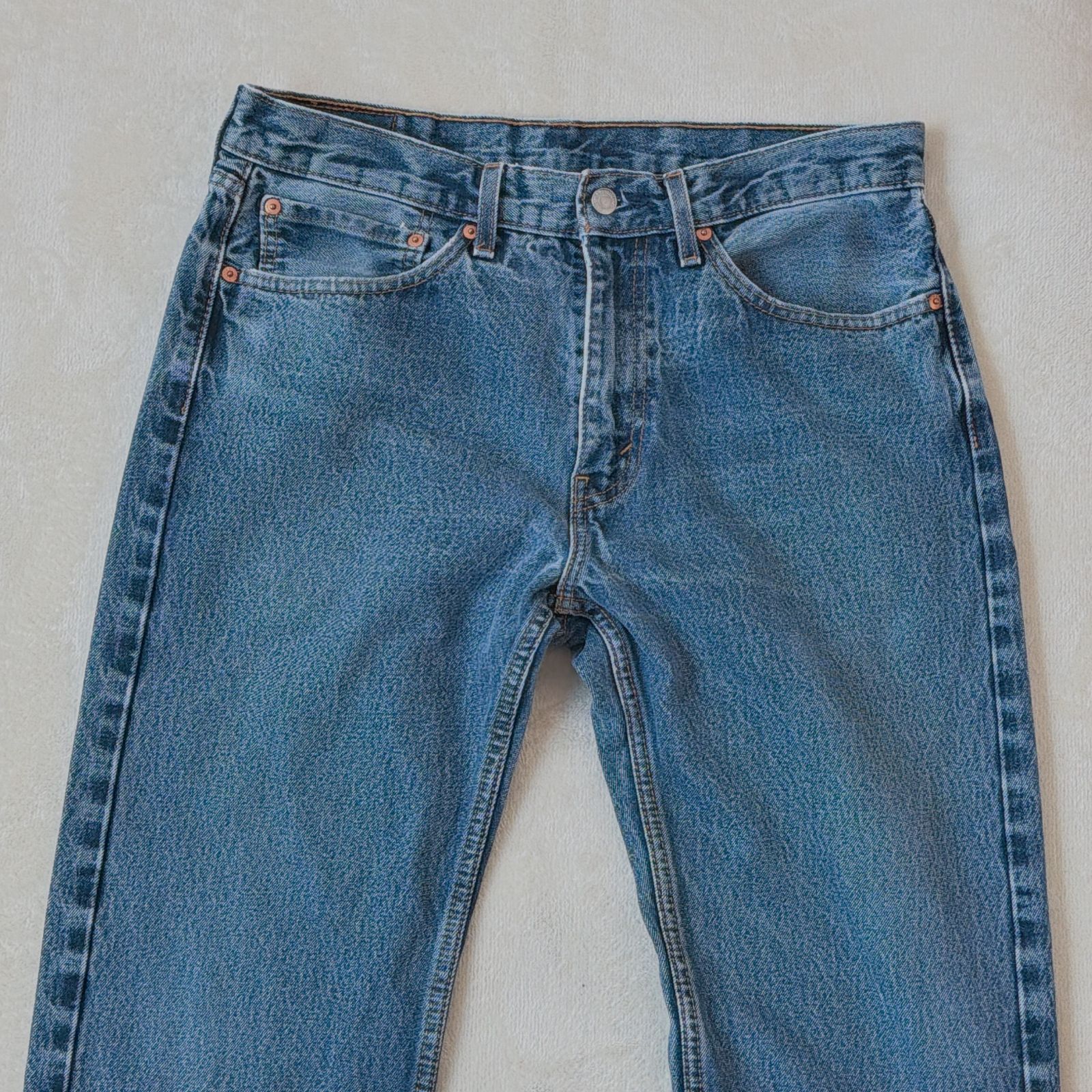 Levi's デニムパンツ ストレート ジーンズ W34L32 青 ブルー Levi's 505 W34L32 青 ブルーデニム ストレート テーパード コットン99