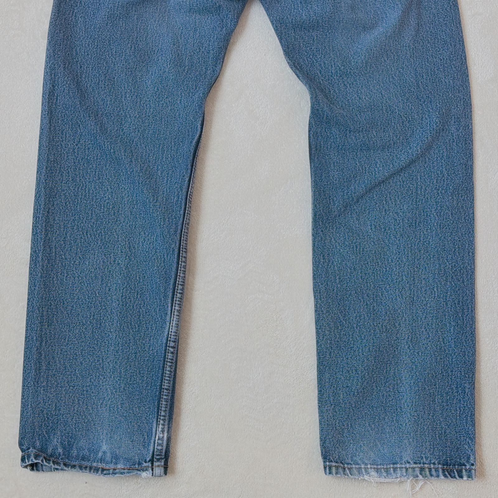 Levi's 505 W34L32 青 ブルーデニム ストレート テーパード コットン99