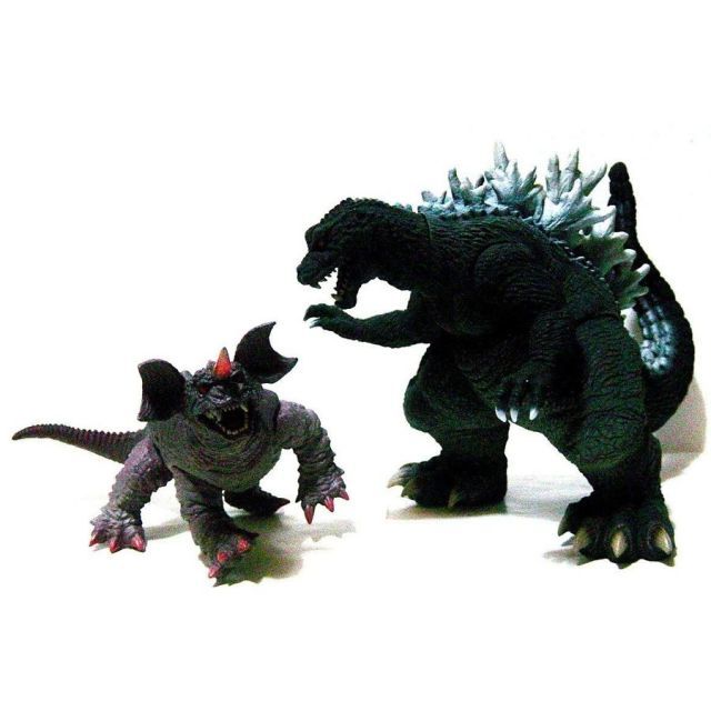 中古】AMC コラボシリーズ GMKゴジラ(CCP×PLEX) ＆ GMKバラゴン(CCP