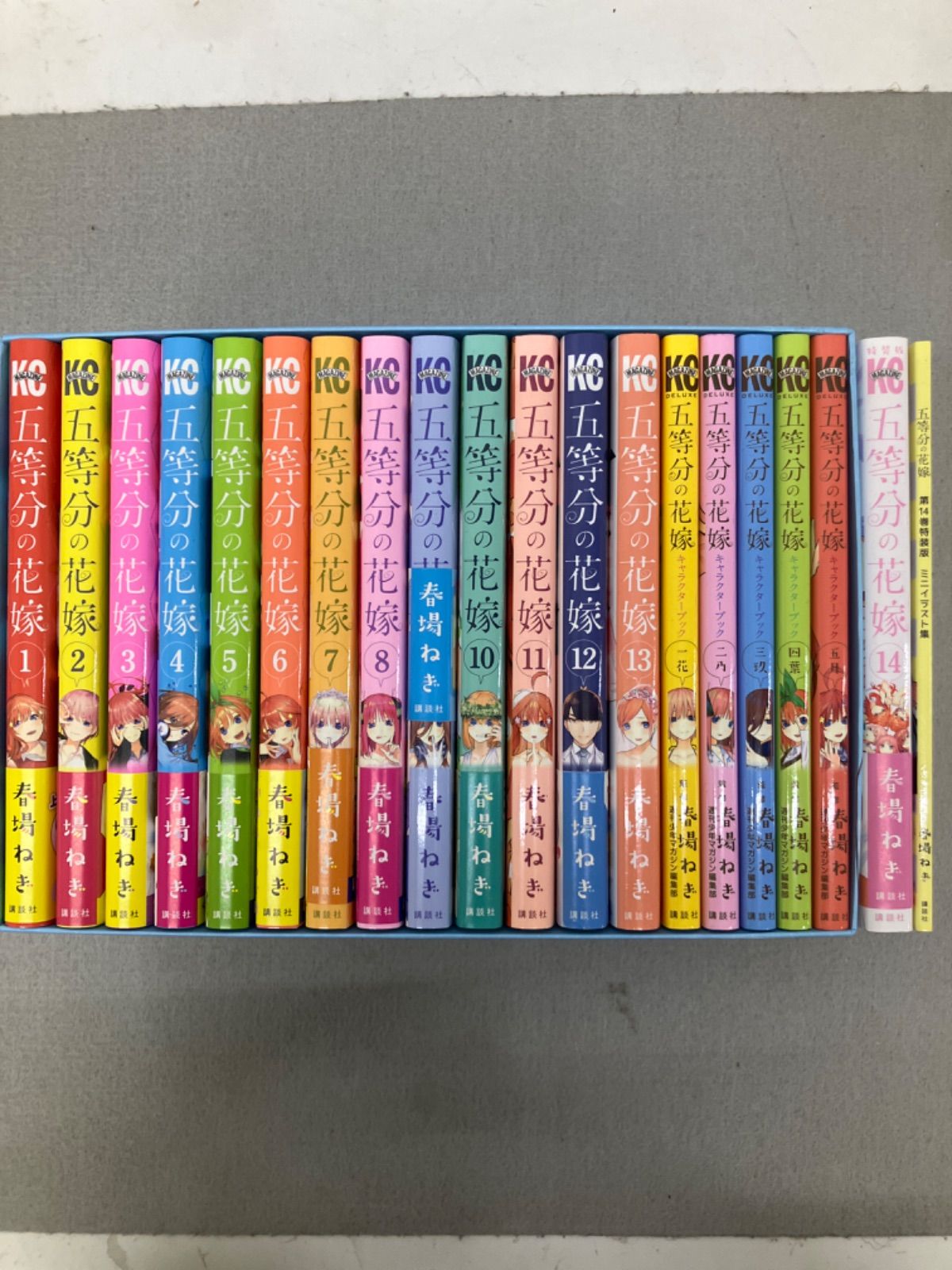 五等分の花嫁 全14巻＋キャラクターブック5冊 BOX入り PA4011 f003