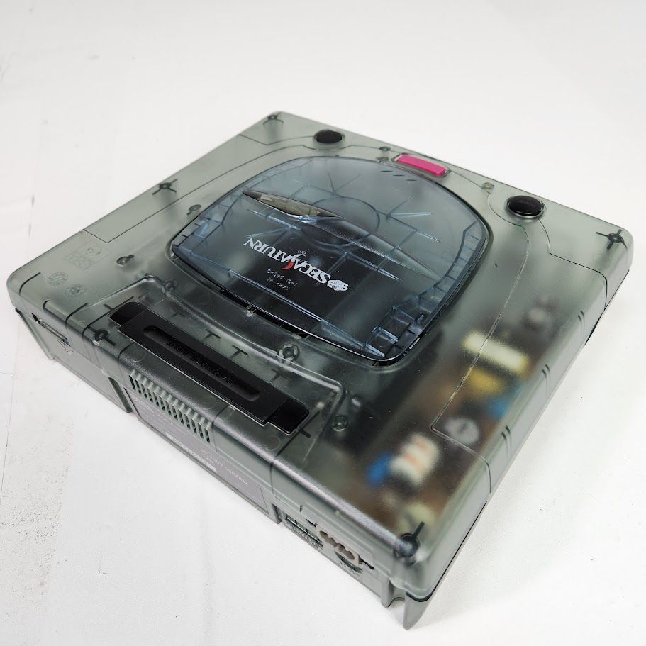 希少】セガサターン スケルトンHST-3220 本体 クリアブラック 希少】セガサターン スケルトンHST-3220 本体 クリアブラック