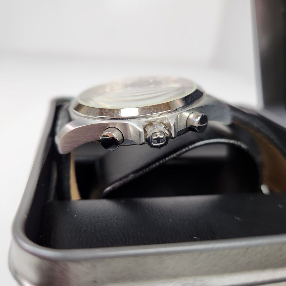 美品】WENGER ウェンガー 7275X クロノグラフ メンズ腕時計 スイス製 