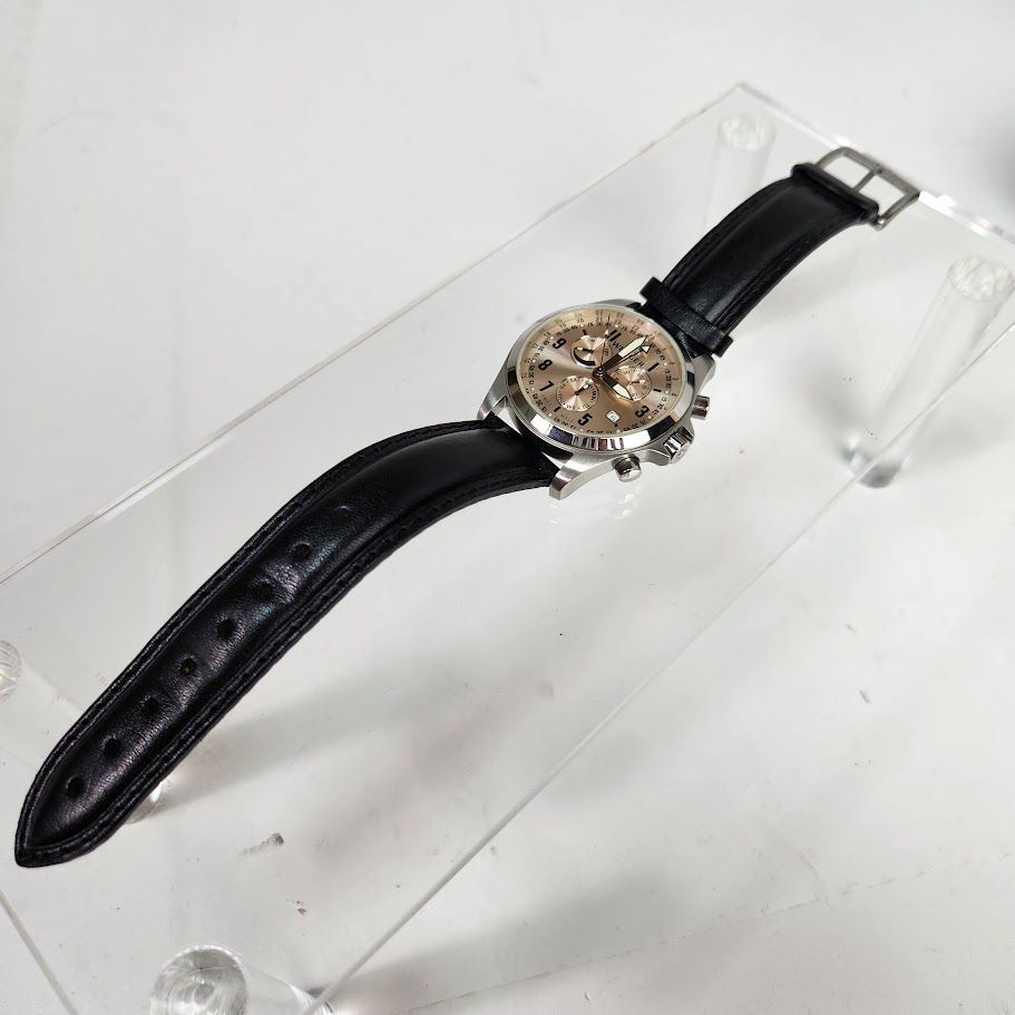 美品】WENGER ウェンガー 7275X クロノグラフ メンズ腕時計 スイス製
