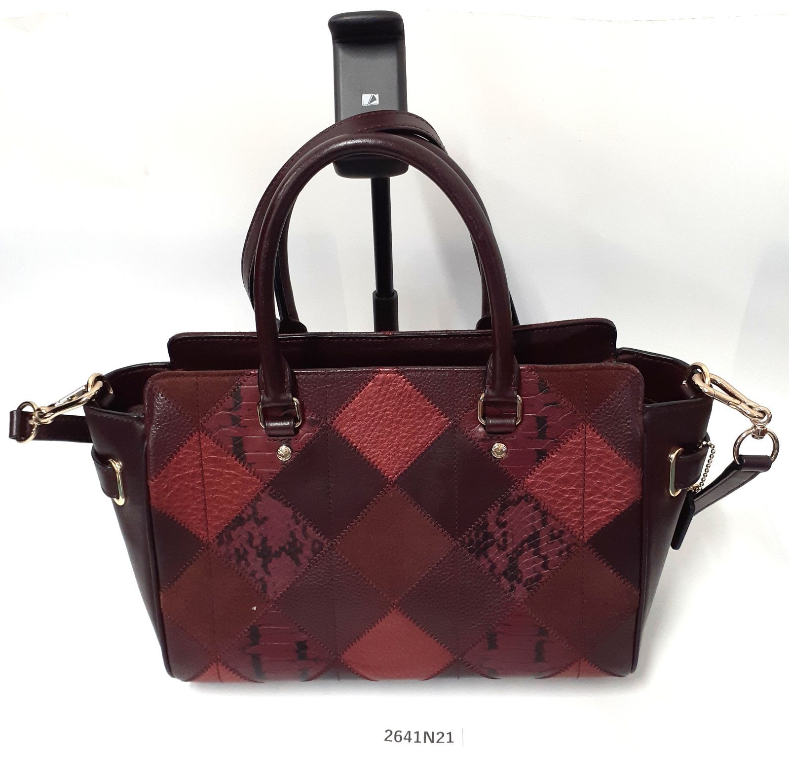 2641N21】コーチ COACH ブレイク キャリーオール 25 パッチワーク 