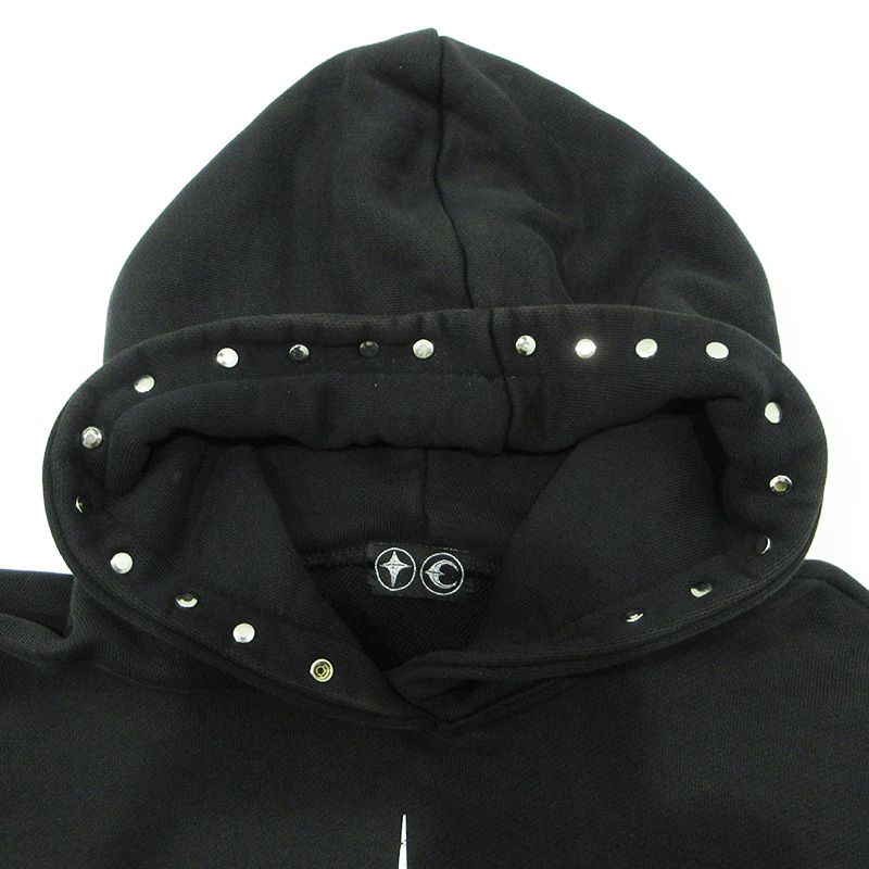 三重本店】 中古 THUG CLUB | サグクラブ PEACE STUD HOODIE USED加工 
