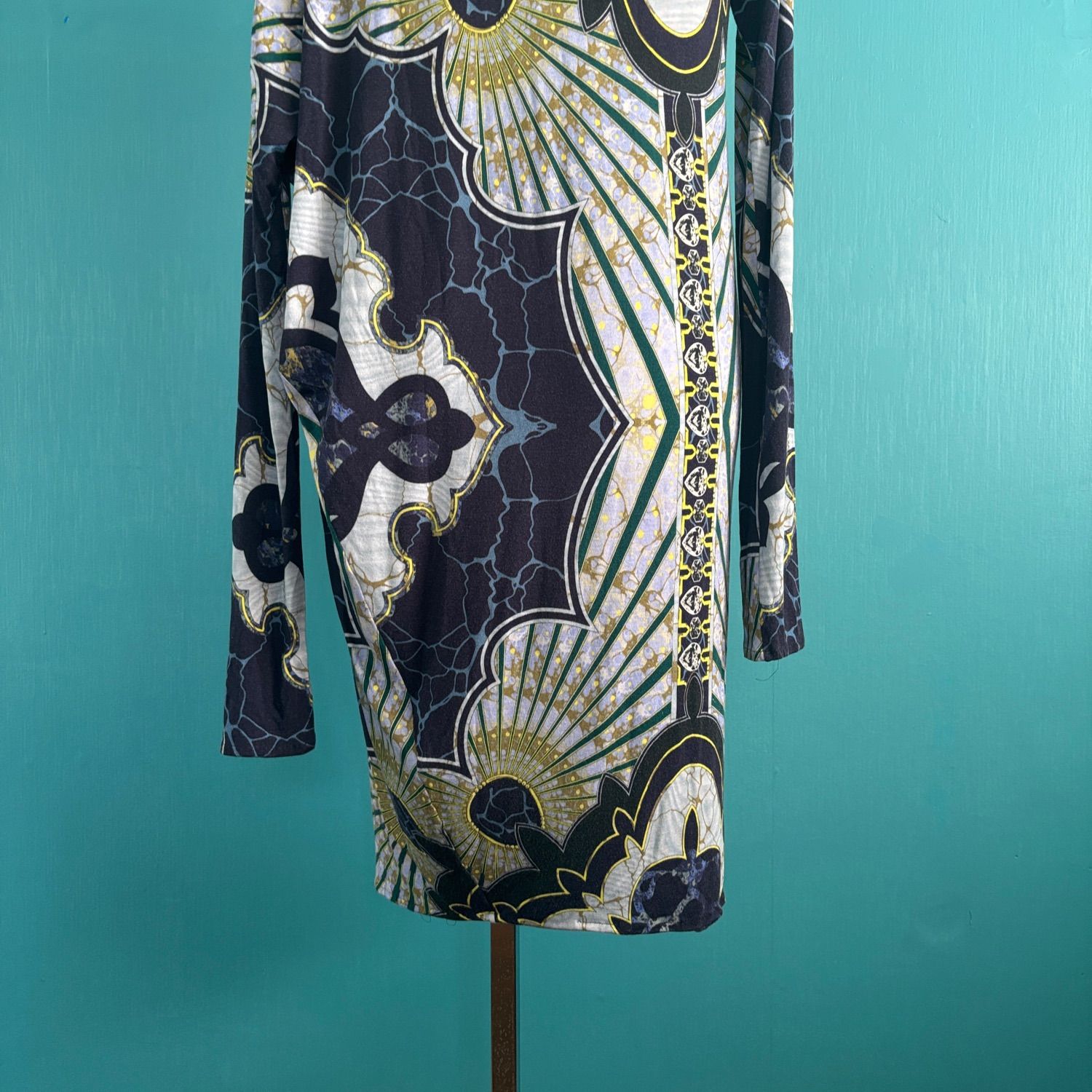1431 EMILIO PUCCI エミリオプッチ アシンメトリー ワンピース 幾何学