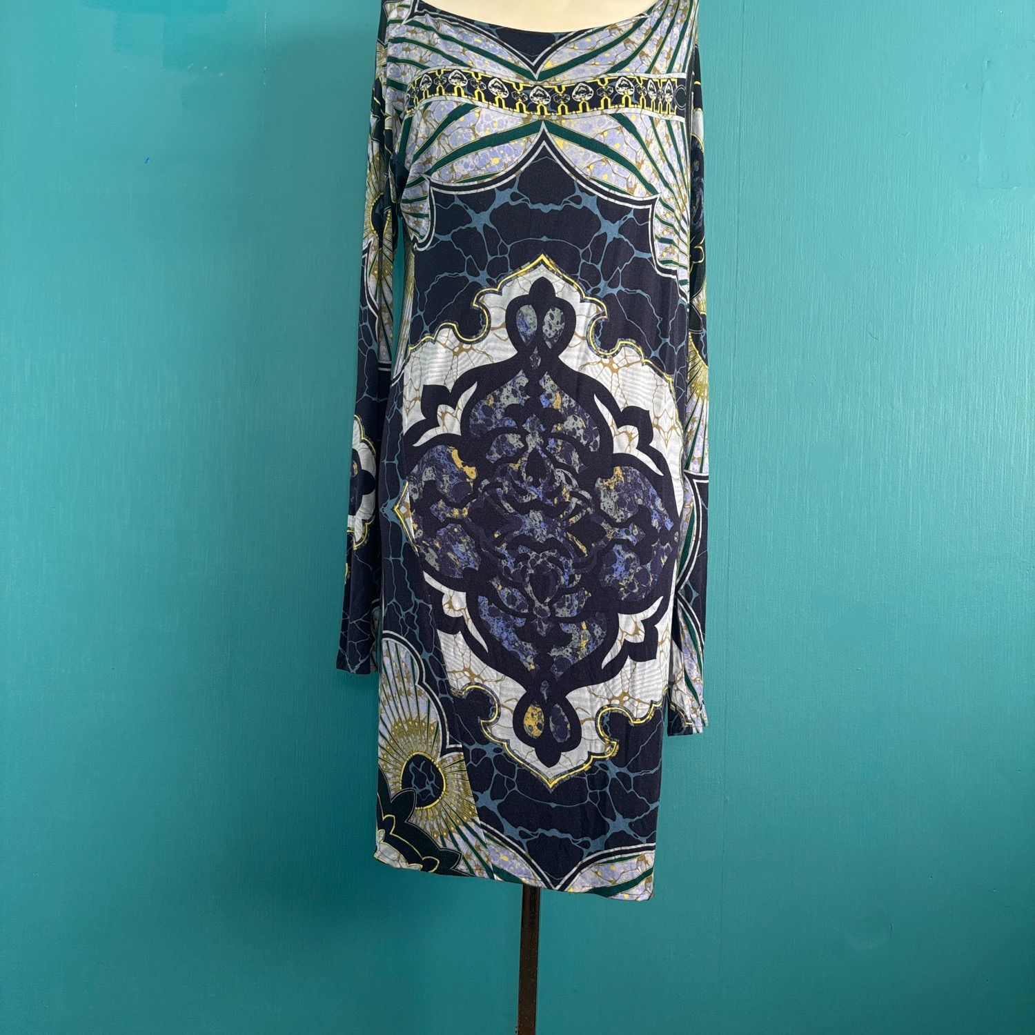 1431 EMILIO PUCCI エミリオプッチ アシンメトリー ワンピース 幾何学
