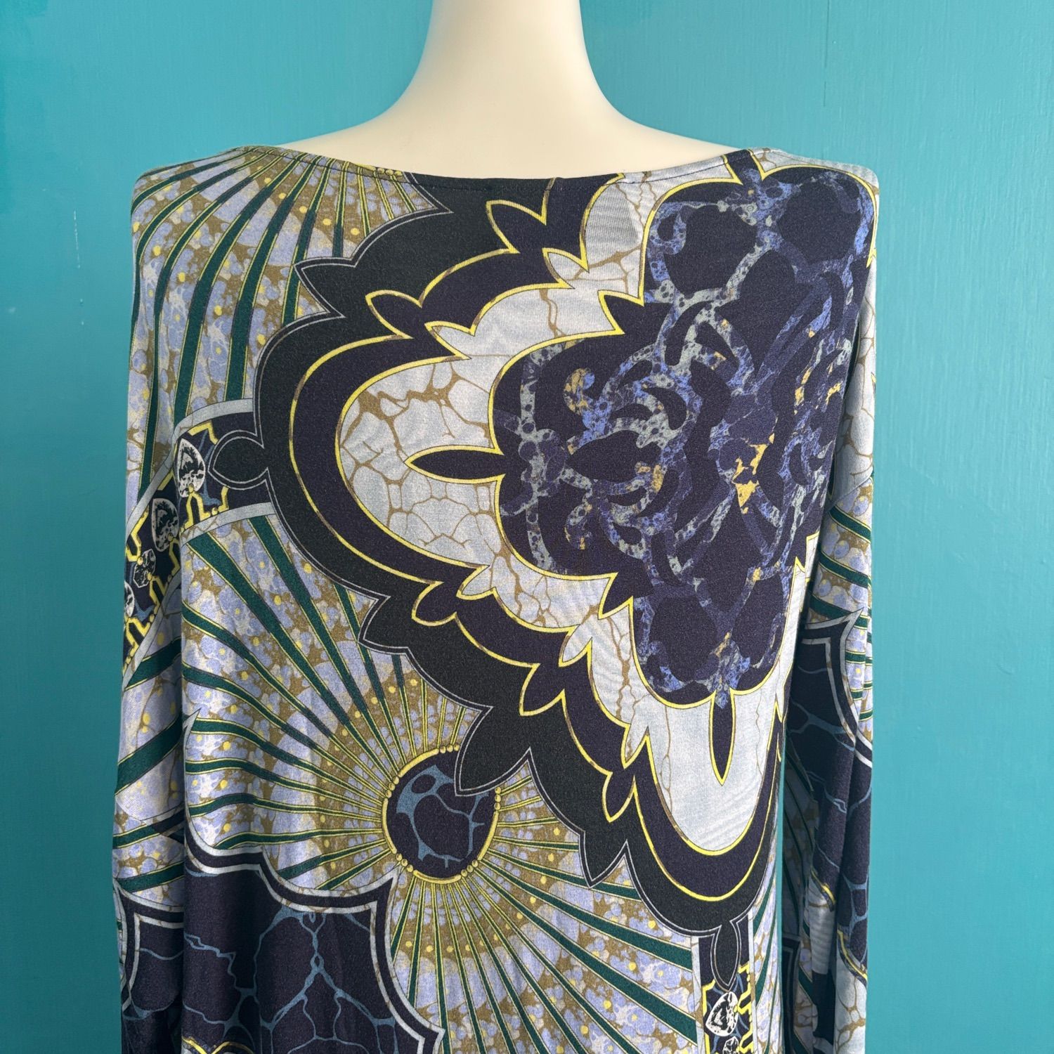 1431 EMILIO PUCCI エミリオプッチ アシンメトリー ワンピース 幾何学