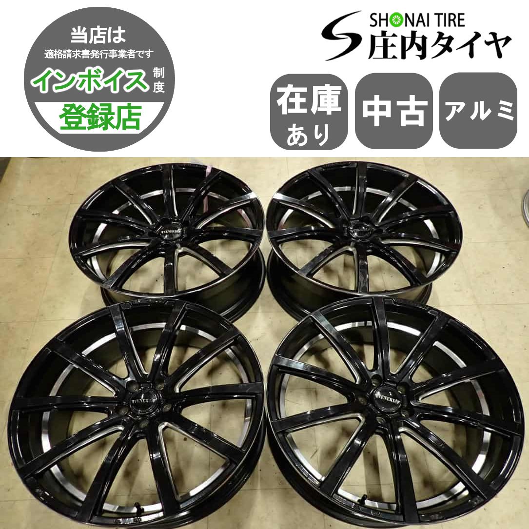 4本SET 会社宛 送料無料 22×9J ヴェネルディ MADELENA マデリーナ LATINA アルミ 5穴 PCD 114.3mm +38 ハブ径73mm アルファード NO,I1719