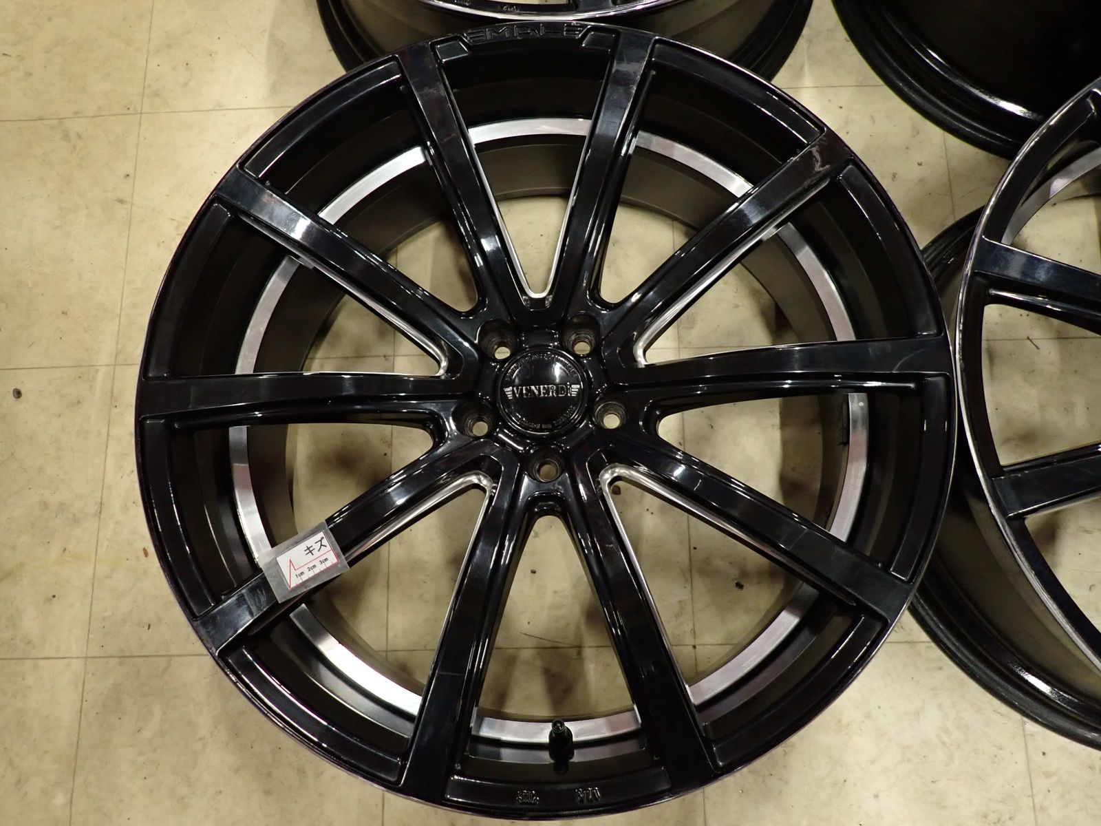 4本SET 会社宛 送料無料 22×9J ヴェネルディ MADELENA マデリーナ LATINA アルミ 5穴 PCD 114.3mm +38 ハブ径73mm アルファード NO,I1719