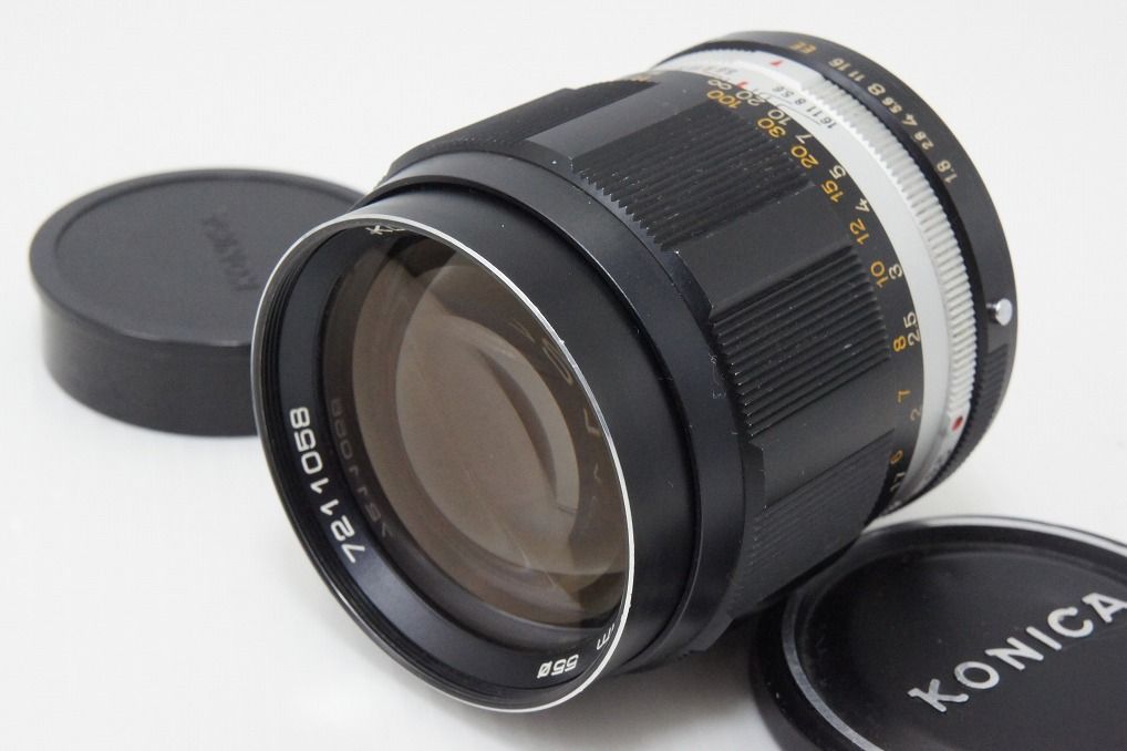良品 KONICA コニカ HEXANON 85mm F1.8 ARマウント MF 単焦点レンズ