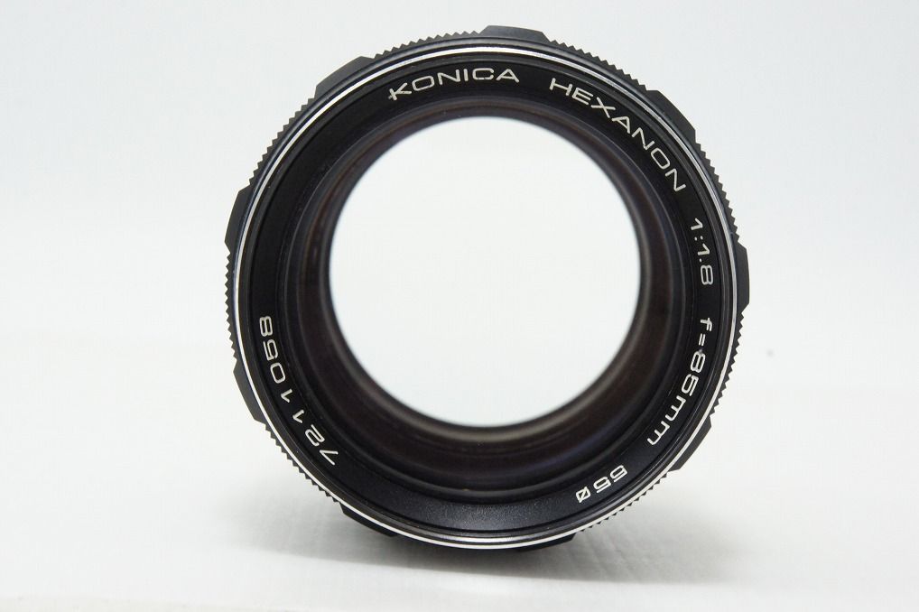 良品 KONICA コニカ HEXANON 85mm F1.8 ARマウント MF 単焦点レンズ