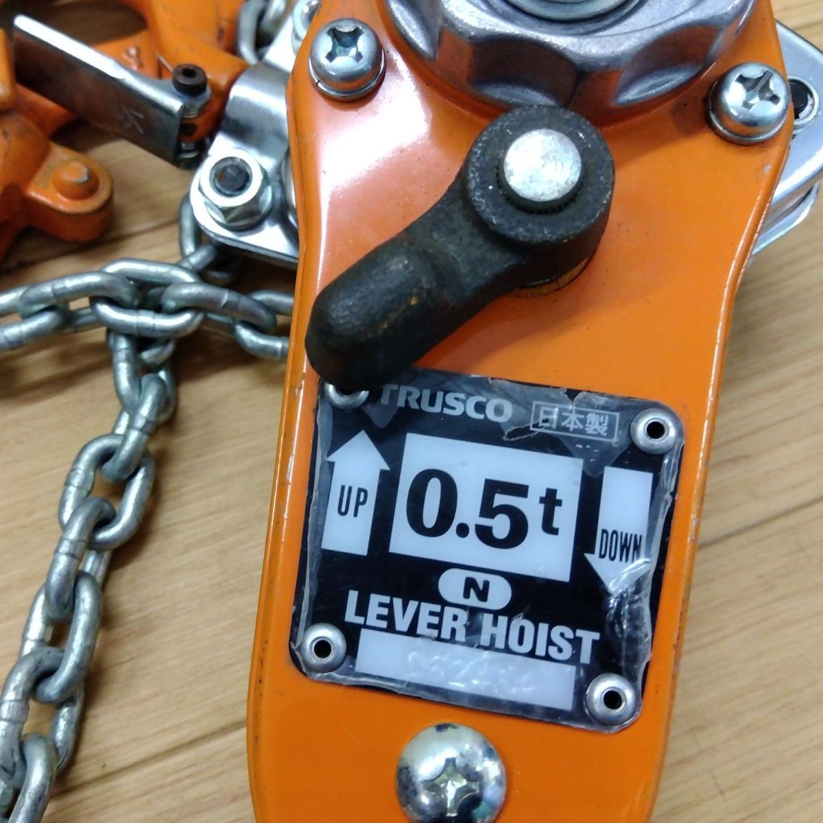TRUSCO トラスコ中山 レバーホイスト 0.5ton TLH-050 送料無料 3862