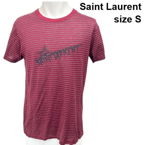 □ サンローラン Saint Laurent ボーダーTシャツ 2019年秋冬
