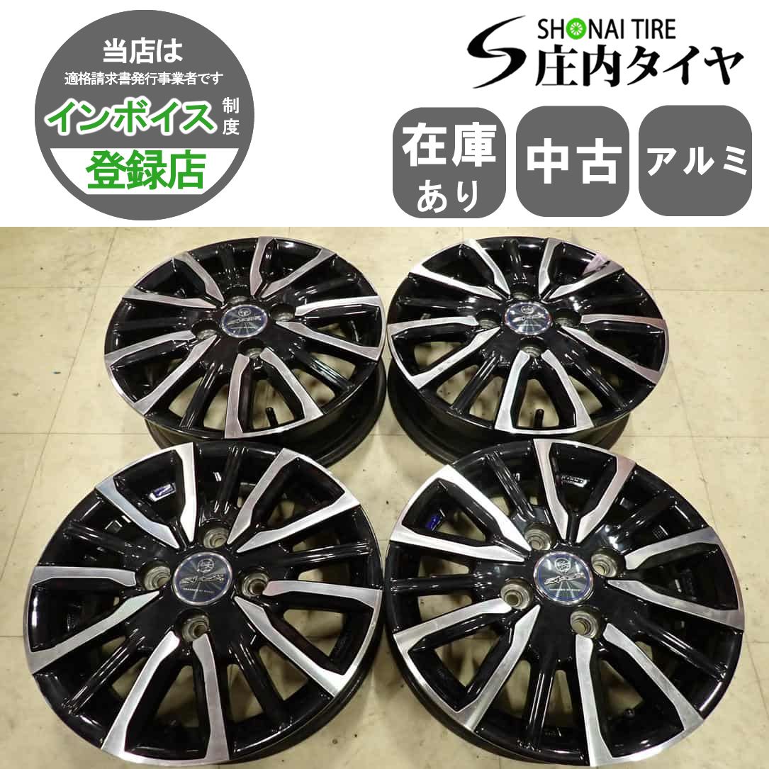 4本SET 会社宛 送料無料 13×4J ENKEI SMACK アルミ 4穴 PCD 100mm +45 