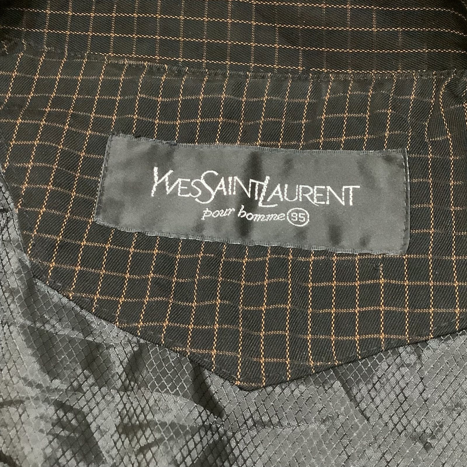 イヴサンローラン YVESSAINTLAURENT チェック柄 ブルゾン ジャンパー 