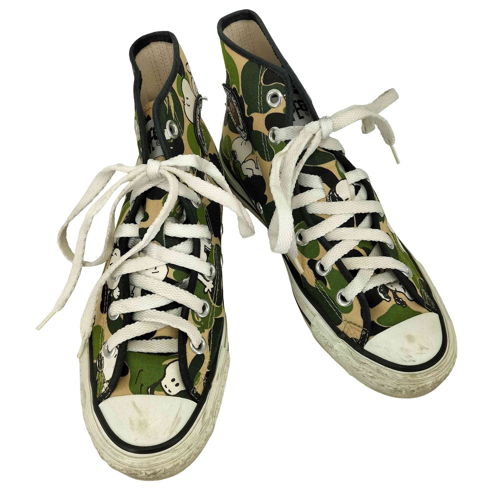 アベイシングエイプ A BATHING APE カモ柄 ハイカットスニーカー 