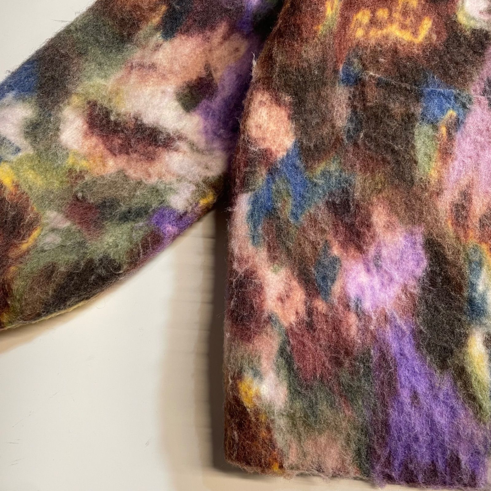 Ameri vintage アメリヴィンテージ UND TEXTURE ART FLOWER KNIT 