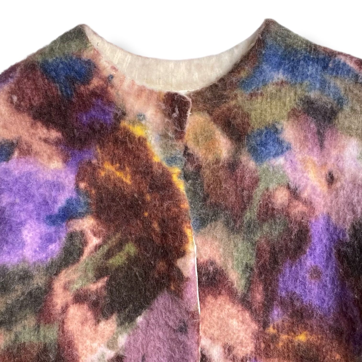 Ameri vintage アメリヴィンテージ UND TEXTURE ART FLOWER KNIT 