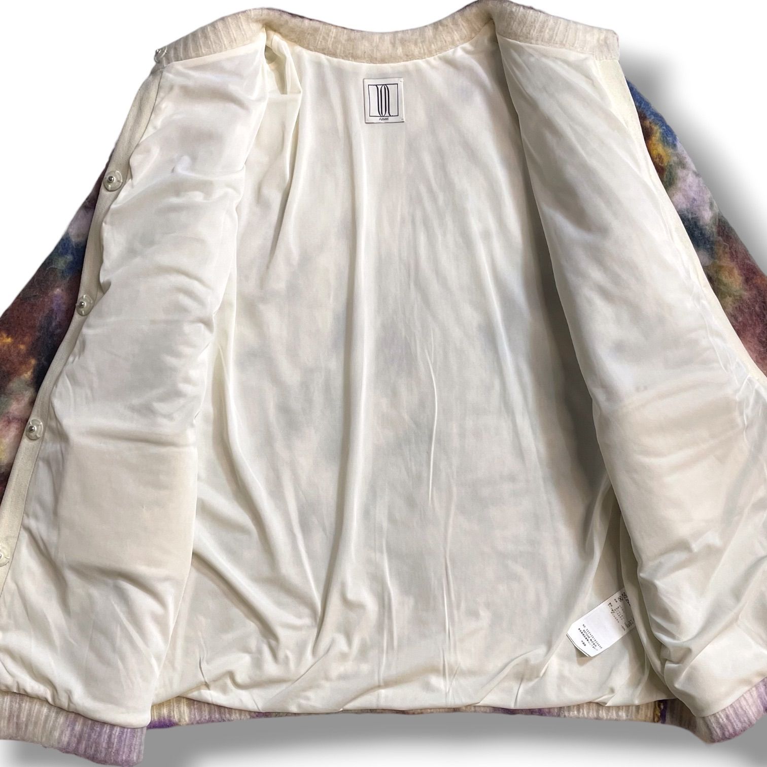 Ameri vintage アメリヴィンテージ UND TEXTURE ART FLOWER KNIT 