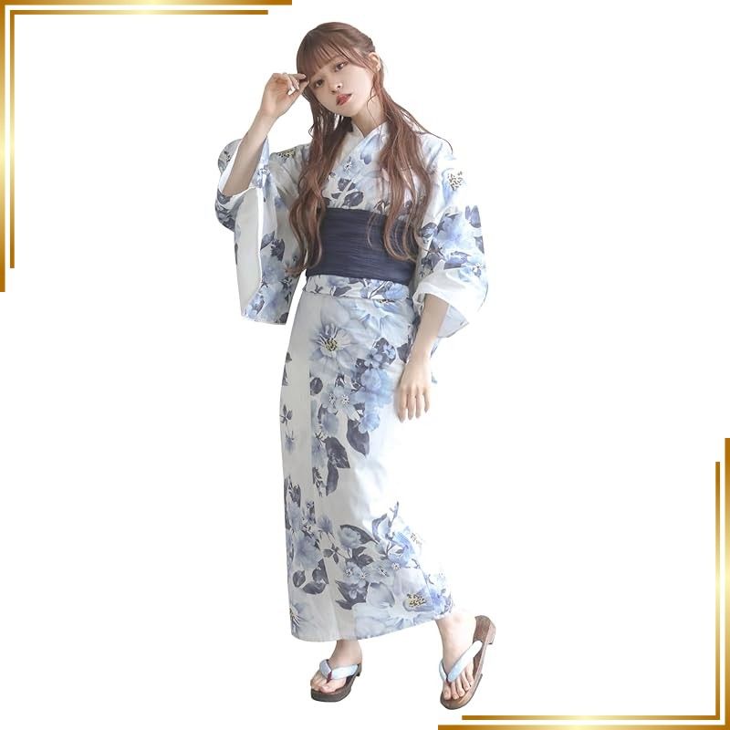 新品】 [KYOETSU] [キョウエツ] 浴衣セット 変わり織 生成り 2点セット