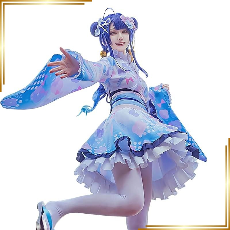 mmj にじさんじ　天宮こころ　コスプレ　浴衣 新品】 [milky time] にじさんじ 天宮こころ コスプレ ハロウィン