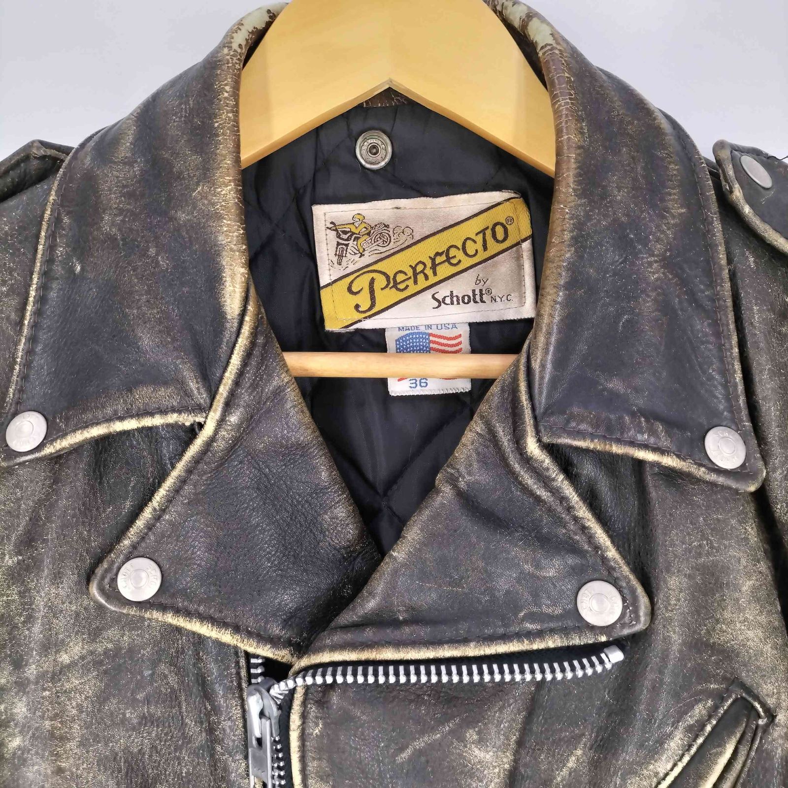 パーフェクトバイショット Perfecto by Schott 80~90s USA製 バイカー