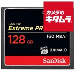 【新品】サンディスク Extreme PRO UDMA 7 コンパクトフラッシュカード 128GB 〔SDCFXPS-128G-J61〕 《納期約１ヶ月》