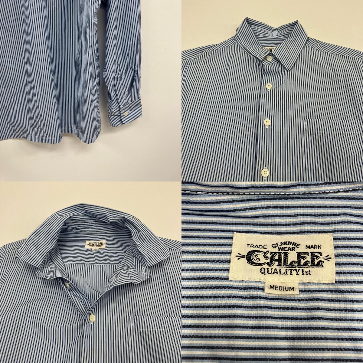 イオン広店】 中古 CALEE | キャリー 長袖シャツ STRIPE BOX L/S SH CL