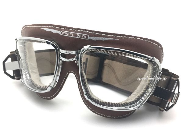 baruffaldi SUPERCOMPETITION GOGGLE BROWN/バルファルディ スーパーコンペティション ゴーグル 茶色 ブラウン vespa ヴェスパ halcyon ハルシオン