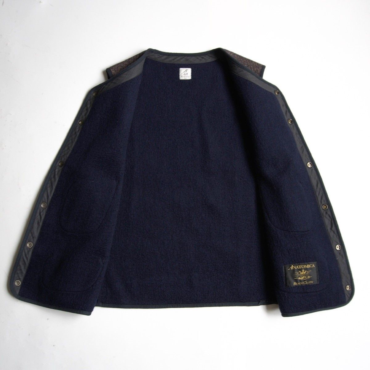 美品/ビッグサイズ】 ANATOMICA 【BEACH CLOTH VEST】 44 ビーチクロス