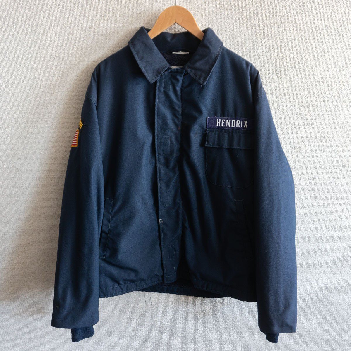 雰囲気抜群/90s】US NAVY【Aramid Deck Jacket】 XL(46-48) アラミド