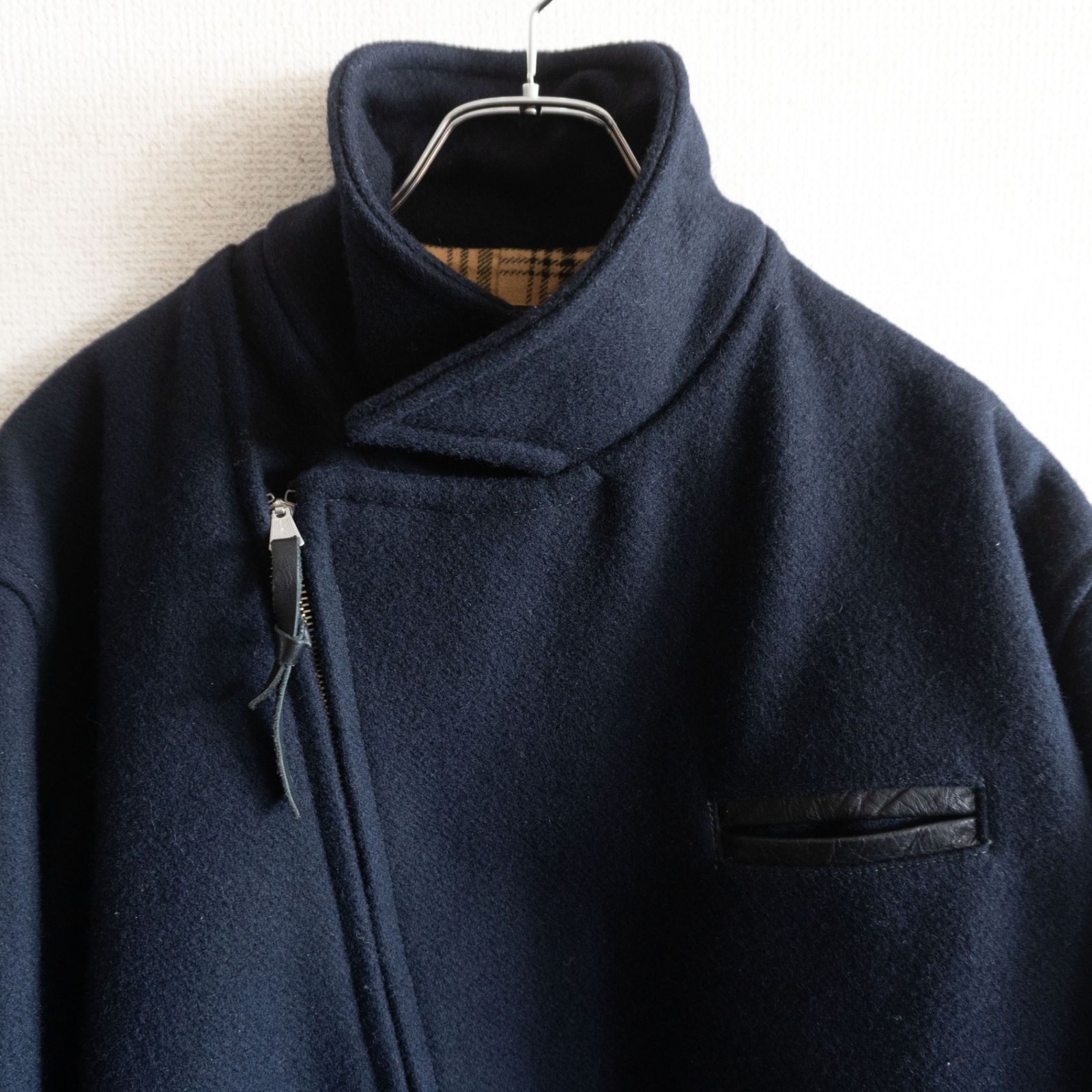 ビッグサイズ44】AtLast&Co【MELTON RIDERS JACKET】メルトン 