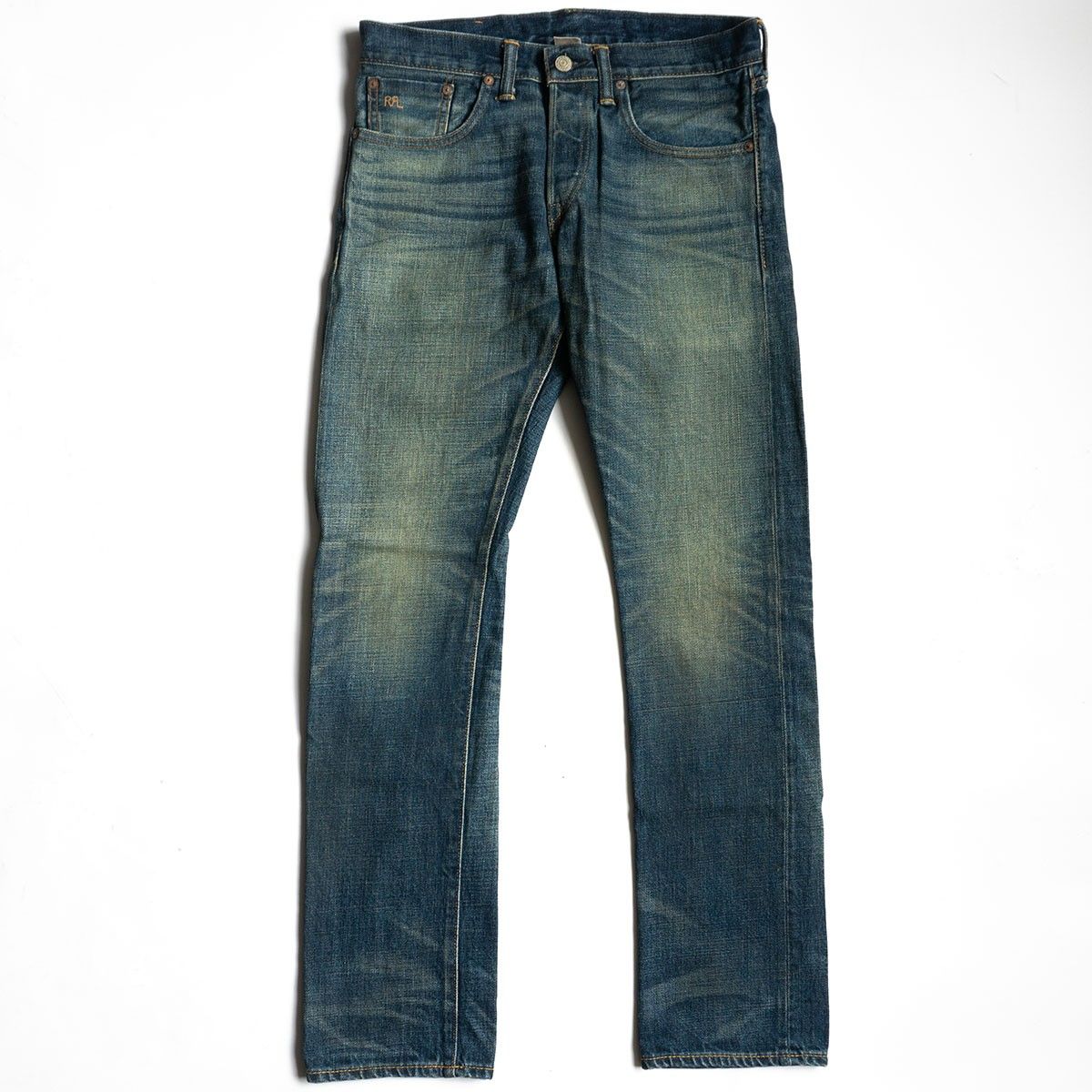 美品】RRL【SANTOS WASH SLIM FIT JEANS】29×30 アメリカ製 スリム 