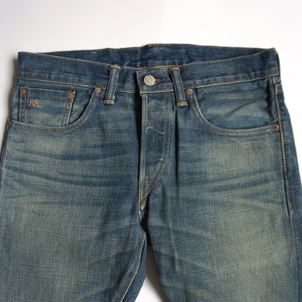 美品】RRL【SANTOS WASH SLIM FIT JEANS】29×30 アメリカ製 スリム 