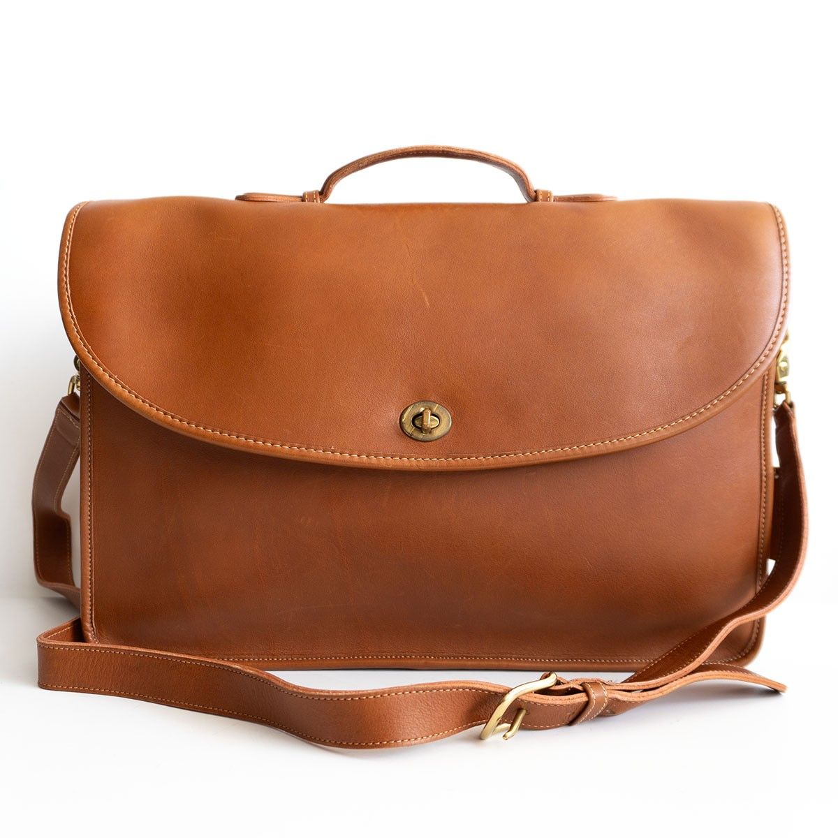 美品】OLD COACH【2WAY レザー ブリーフケース】 ブラウン ビジネス 