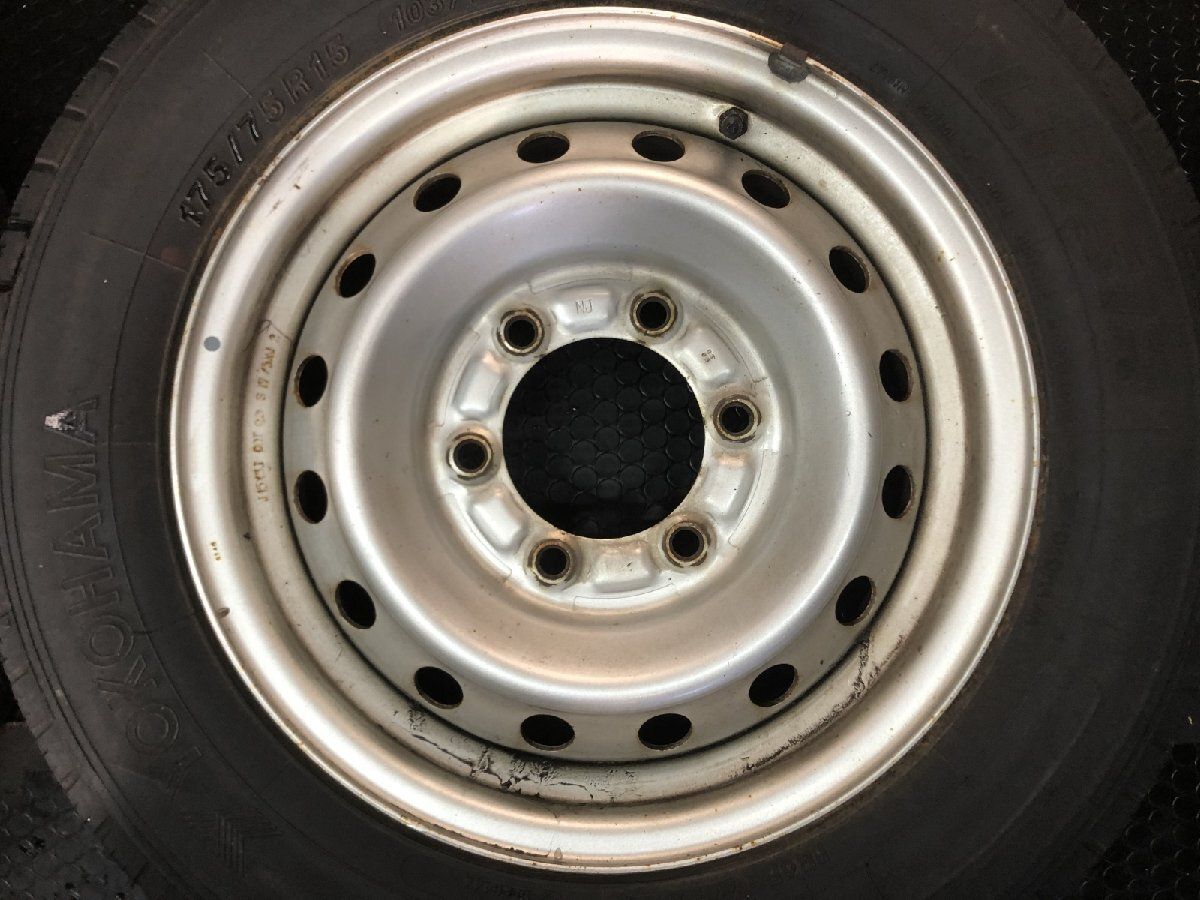 YK LT151R 175/75R15 103/101L LT 12PR】夏タイヤ【スチールホイール 