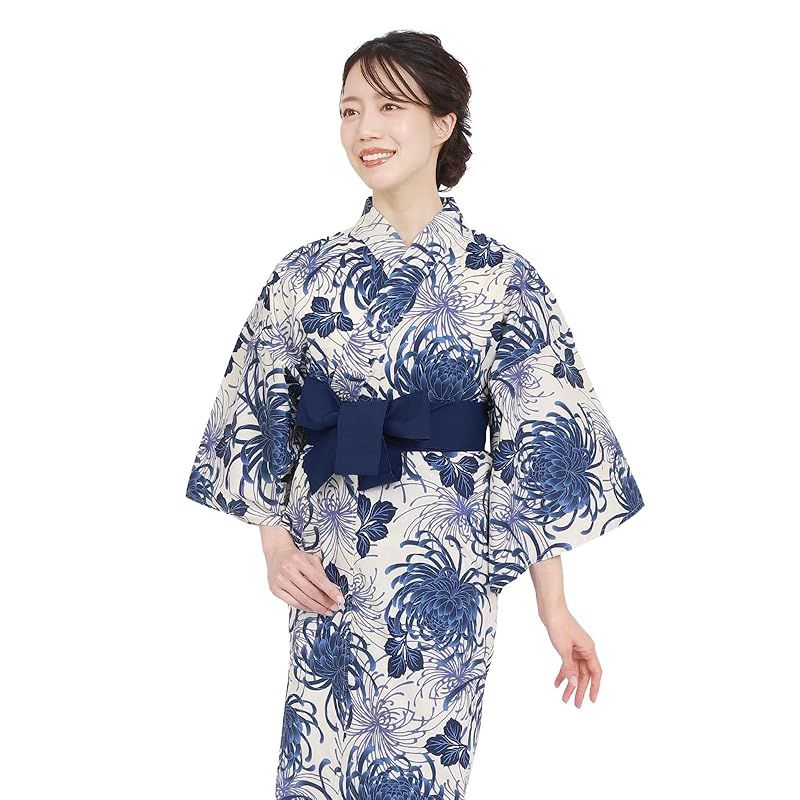 新品】 [Fuuka] 旅館浴衣 単品 リネン浴衣 レディース 大きいサイズ
