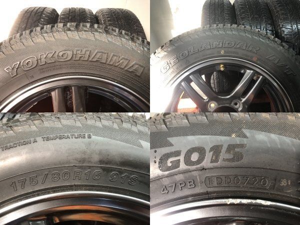 YK A/T G015 175/80R16】夏タイヤ【SUZUKI ジムニーランドベンチャー