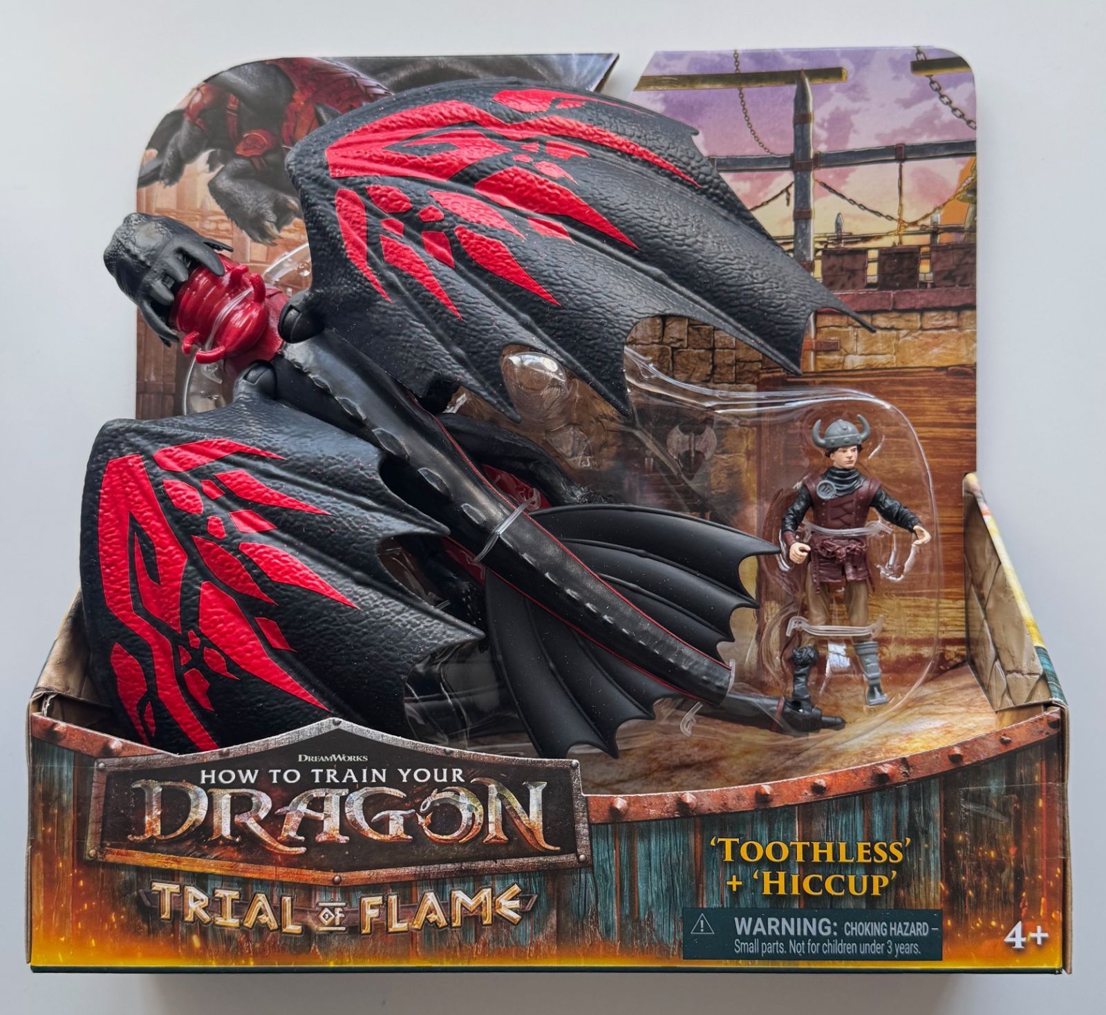 ヒックとドラゴン フィギュア トゥース ナイトフューリー & ヒック HOW