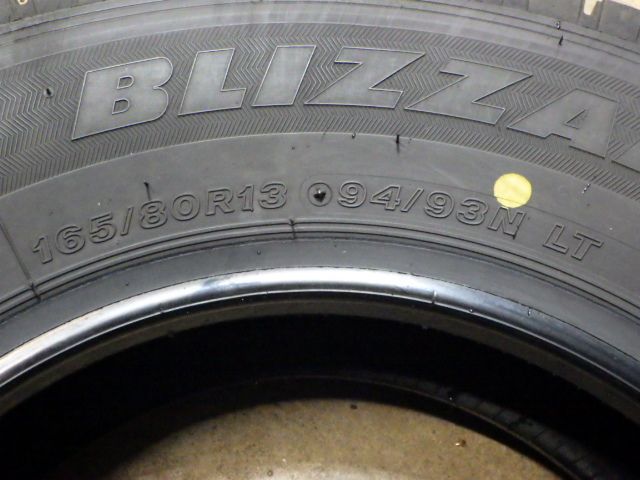 BLIZZAK VL10A 165⁄80R13 2024年製造4本セット - メルカリ 【SR699 