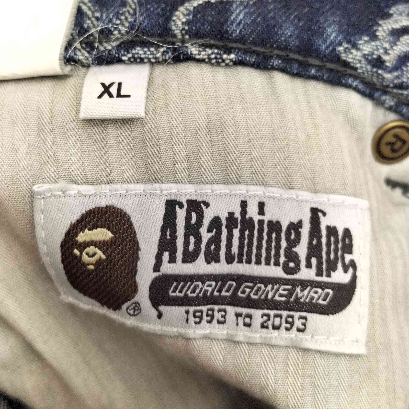 アベイシングエイプ A BATHING APE 25ss LINE CAMO JACQUARD RELAXED 