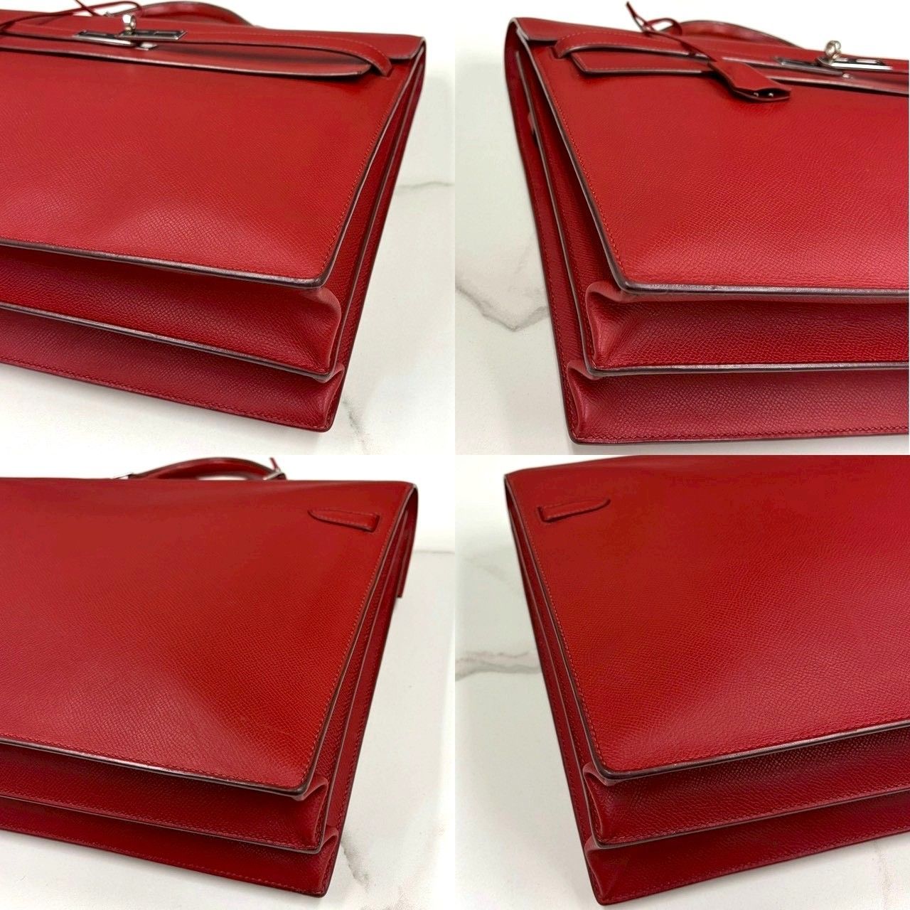 美品☆　エルメス　ケリーデペッシュ38　エプソン　ルージュヴィフ　□K刻印 美品☆ エルメス ケリーデペッシュ38 エプソン ルージュヴィフ □K刻印