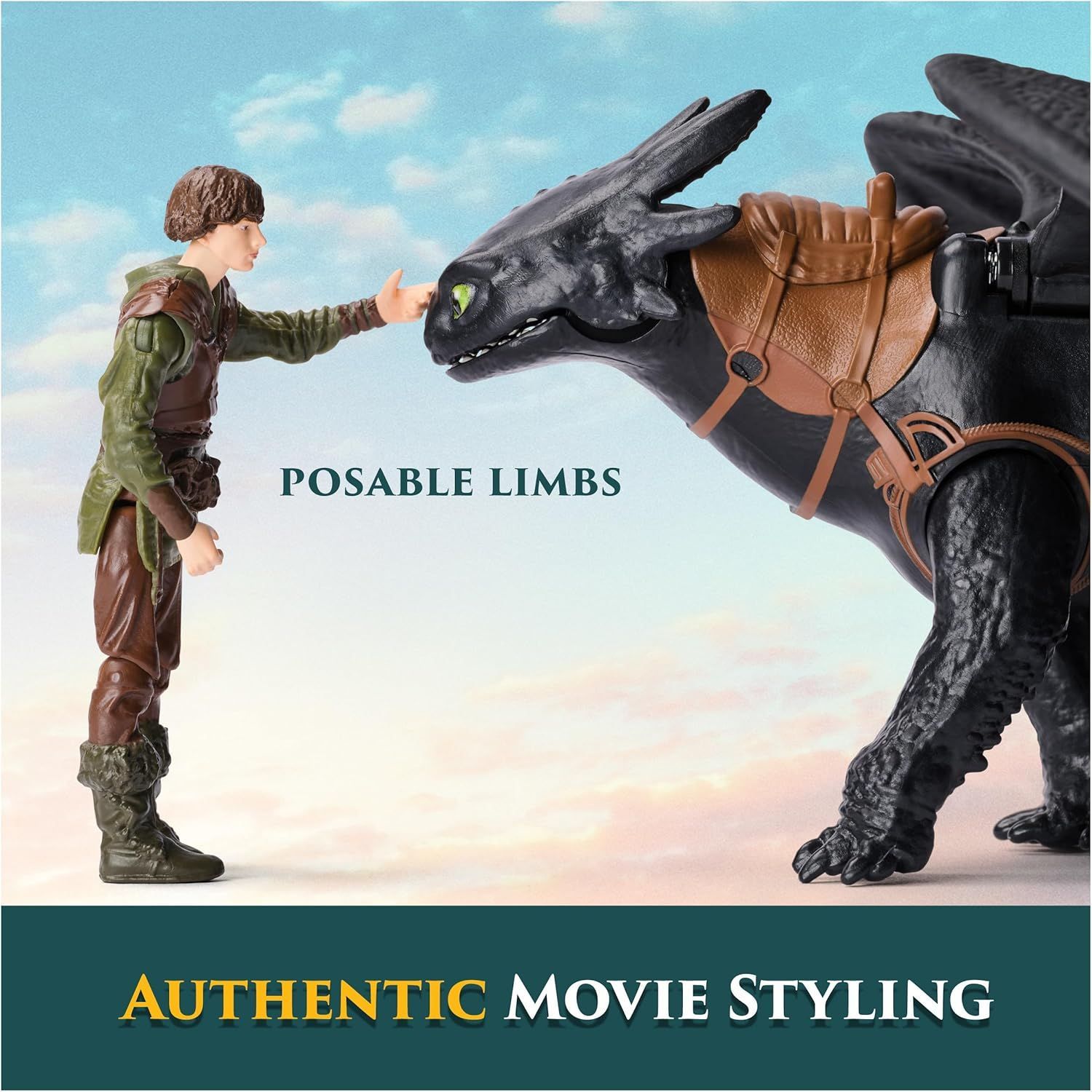 ヒックとドラゴン フィギュア トゥース ナイトフューリー & ヒック HOW